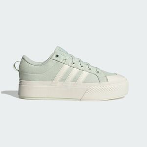 Adidas Bravada 2.0 Platform Light Green Mint Women’s Linen Green Sneakers 8.5